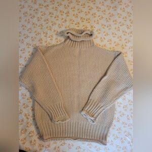 Cozy Cream Turtleneck Sweater